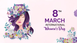 Hvid International Women's Day Digitalt display Template