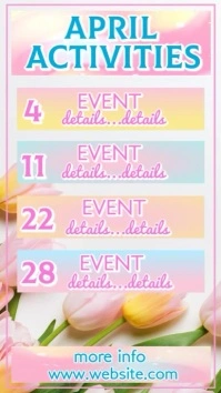 White Pastel List Based  IG Reel template