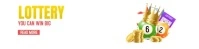 White Pastel Lottery.you Can Win Big  Banner template