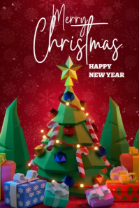 White Pastel Merry Christmas And Happy New Year  Pinterest Graphic template