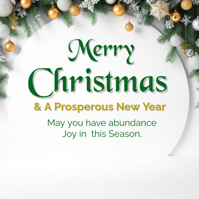 Copy of White Pastel Merry Christmas Instagram Post | PosterMyWall