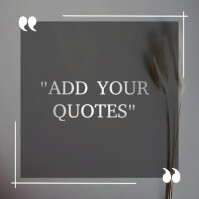 White Pastel Minimalist Quote Frame  Template – Elegant Social Media Post Design   Instagram Post