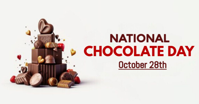 White Pastel National Chocolate Day  Facebook Shared Image template