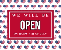 White Pastel Open On 4th Of July  Medium Rect สามเหลี่ยมขนาดกลาง template