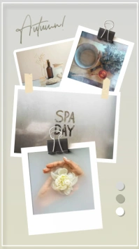White Pastel Pastel Instagram Story template