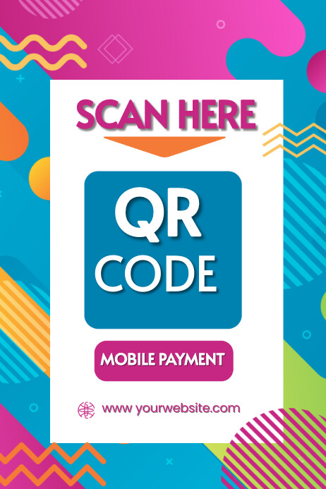 White Pastel Qr Code Poster Template PosterMyWall White Pastel Qr Code Poster Template PosterMyWall