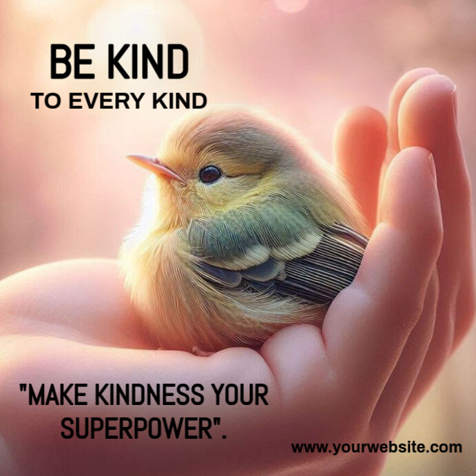 Copy of White Pastel Random Kindness Instagram Post | PosterMyWall