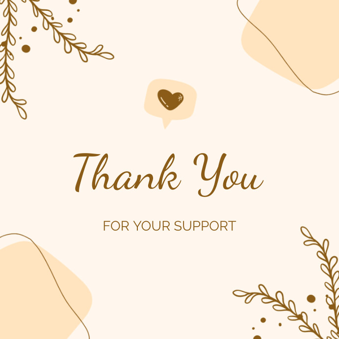 Copy of White Pastel Thank You Instagram Post | PosterMyWall