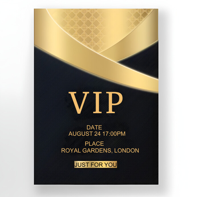 Vip Spotlight Posts Plantilla de White Pastel Vip Invitation Instagram Post | PosterMyWall