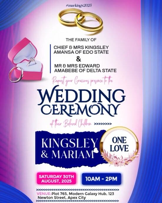 White Pastel Wedding Invitation Template  Instagram Portrait