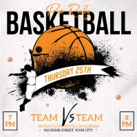 White  Pep Rally  Square (1:1) template