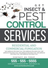 white pest control A3 template