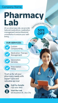 Pharmacy Services Story Video template