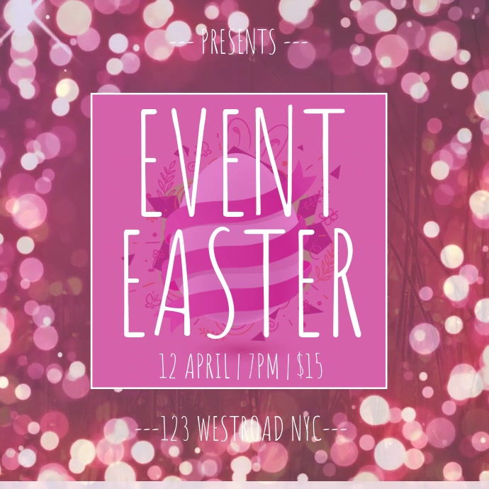 Layout Event Program Design Color Pink Copy of WHITE PINK EVENT TEMPLATE | PosterMyWall
