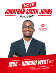 Wit Political Campaign Flyer Template