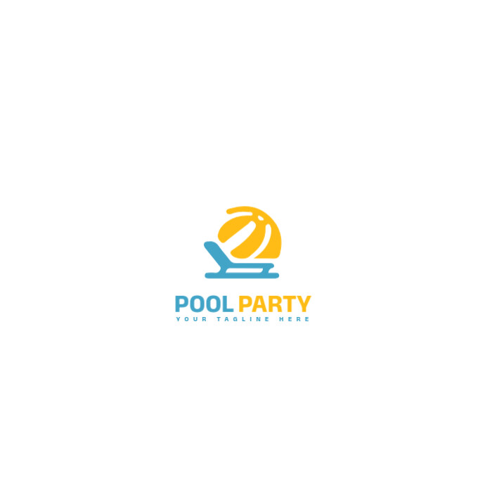 White  Pool Party/summer Vibes/pool Side/event/splash/summer Vibes/pool Fun/icon/company/business Lo Logo template