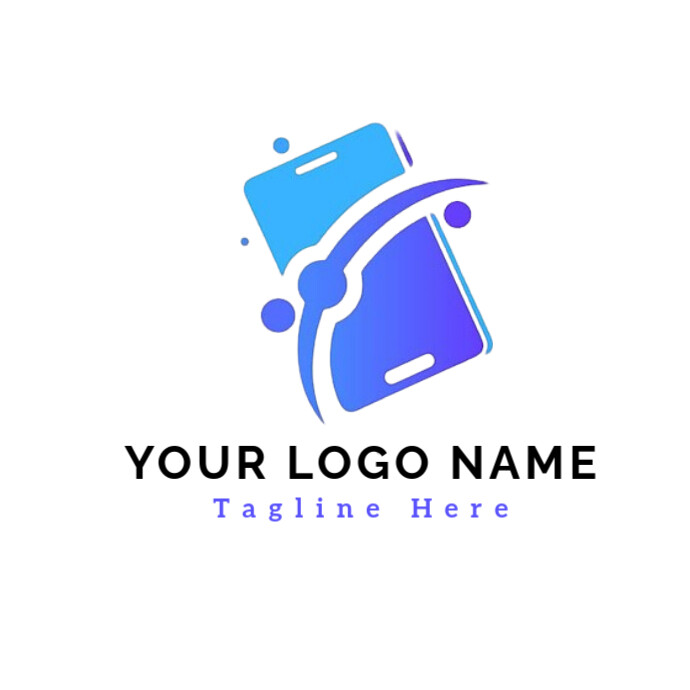 White  Premium Vector | Phone Logo Design Business Template Logo