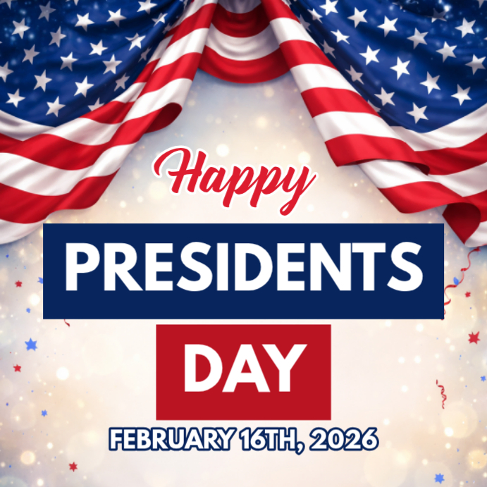 Copy of White Presidents Day Instagram Post | PosterMyWall