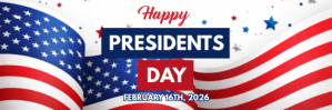 White Presidents Day Twitter Banner Twitter-header template