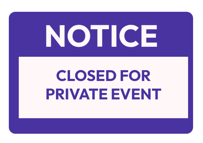 White Private Event Notice A4 Template | PosterMyWall