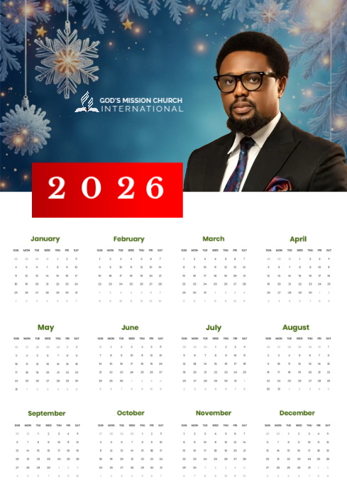 White Professional 2026 Calendar A4 Template | PosterMyWall