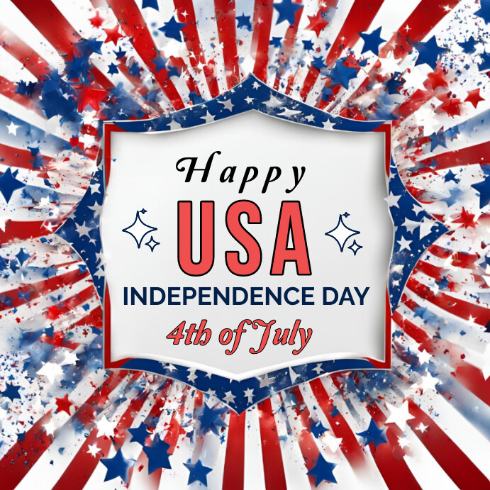 Copy of White Professional 4th Of July Independence D | PosterMyWall