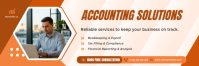 White Professional Accounting Services Email Header En-tête d'e-mail template