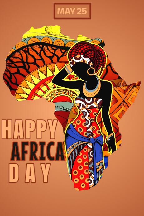 Modèle White Professional Africa Day Poster | PosterMyWall