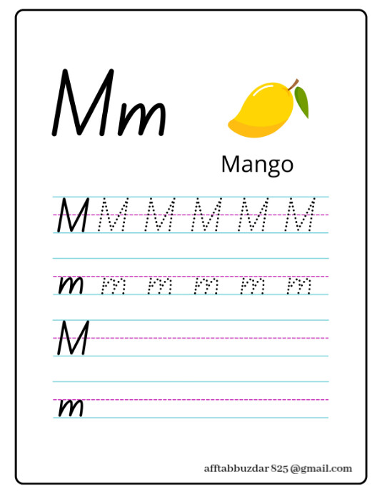 White Professional Alphabet Tracing Worksheets For Kindergarten Flyer ...