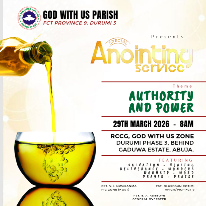 Шаблон White Professional Anointing Service Event Instagram Post ...