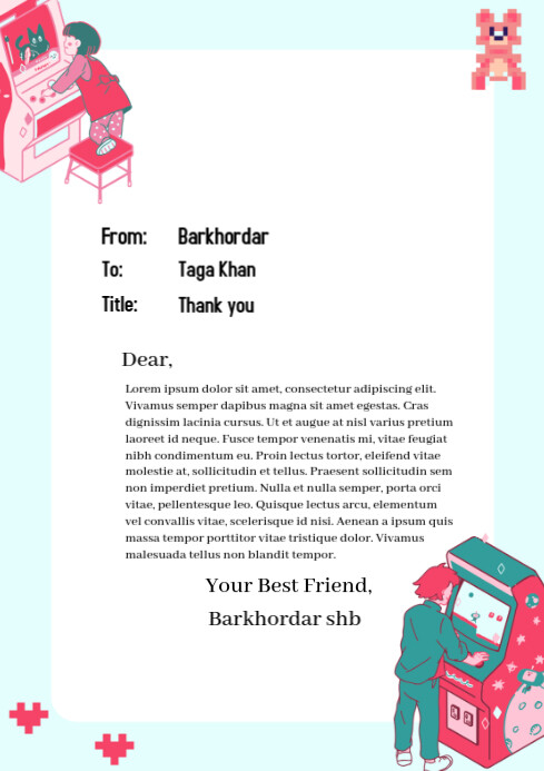 White Professional Application Background A4 template