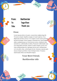 White Professional Application Consultant A4 template