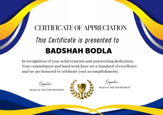 White Professional Appreciation Certificate Design Templates A2 ...