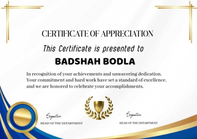 White Professional Appreciation Certificate Design Templates A2 ...