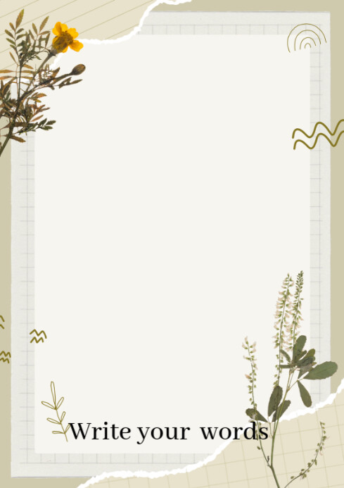 Asigned Paper White Professional Assignements Paper A4 Template | PosterMyWall