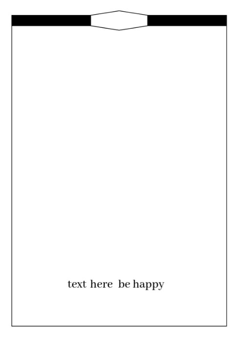 White Professional Assignment Background A5 template