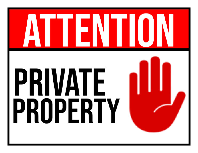 White Professional Attention Caution Poster Flyer (us Letter) Template ...