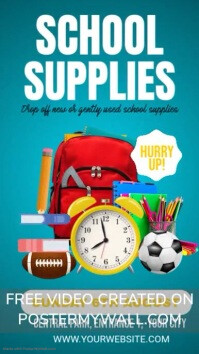 White Professional  Backpack Giveaway  Instagram Story template