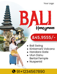 White Professional Bali Flyer (us Letter) template