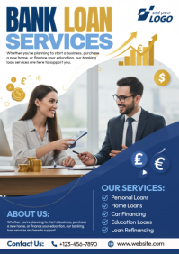 Bianco Bank Loan Services A4 Template