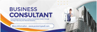 White Professional Banner Spanduk Event Business Banner 2' × 6' template