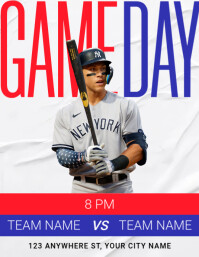 Player of The Game Baseball Template | PosterMyWall
