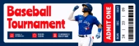 White Professional Baseball Twitter Banner template