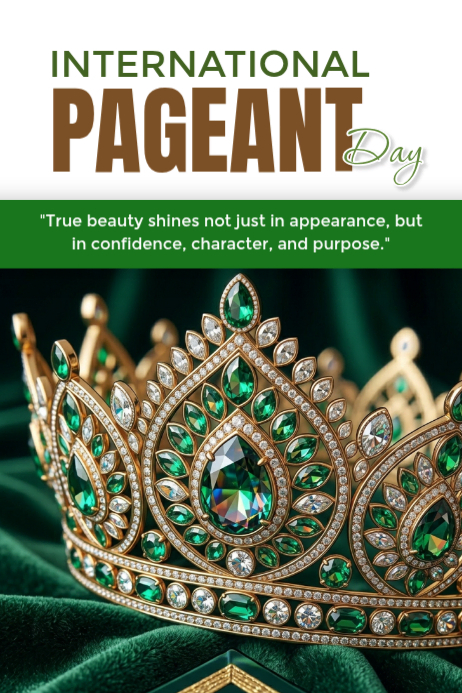 Copy of White Professional Beauty Pageant Poster | PosterMyWall