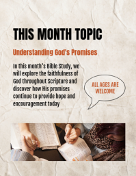 White Bible Study Event Flyer Template - Page 3