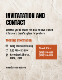 White Bible Study Event Flyer Template - Page 4