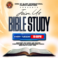 White Bible Study Event Instagram Post Template