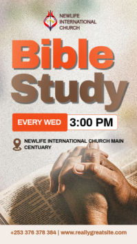 Branco Bible Study Instagram Story Template