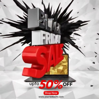 White Professional  Black Friday Sale   Instagram Post template