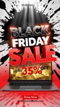 White Professional  Black Friday Sale  Instagram Story template